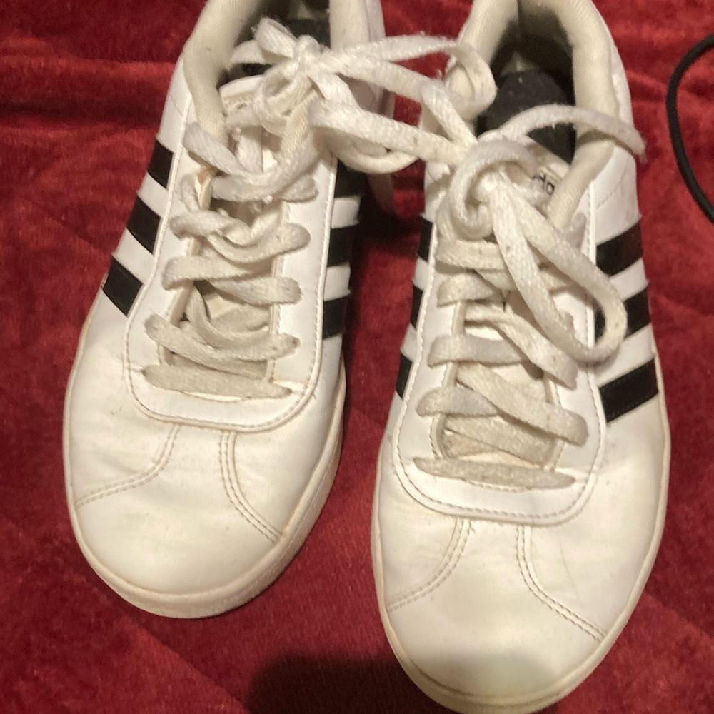 Women’s adidas blue and white